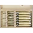 Acrylic Laguiole Verdier Heavy Duty Boxed Set of 6 Knives