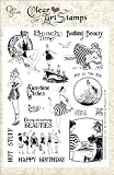 Crafty Secrets Clear Art Stamps Large 8