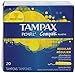 Tampax Pearl Compak Plastic, Regular Absorbency, Unscented Tampons, 20 Count (Pack of 4)
