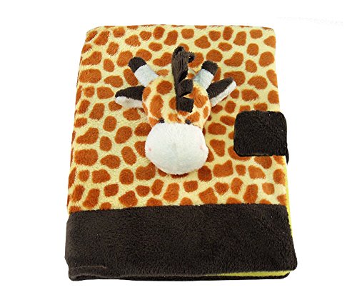 Puzzled Giraffe Plush Notebook