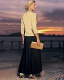 Fishtail-back satin skirt
