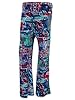 Women's Pants Blue Printed High Waist Palazzo Pants Hippiy Harem