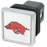 Arkansas Razorbacks Chrome Trailer Hitch Cover