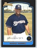 2003 Bowman #286 Manuel Ramirez RC - Milwaukee Brewers (RC - Rookie Card) (Baseball Cards)