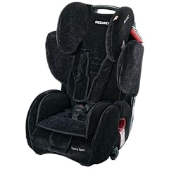 RECARO 6201.21109.66 - Young Sport - Autokindersitz Gruppe I, II und III (9-36 kg), von 9 Monaten bis ca. 12 Jahre, Farbe Microfibre Black/Aquavit