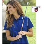 Buy Antigua Strive Womens Golf Shirt (Color=Dark Royal/White - 347 - not avail. in XXL,Size=L)