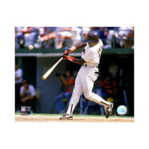 San Diego Padres Tony Gwynn 1986 Batting Action 8X10 Photo Mounted In 11X14 Double Mat