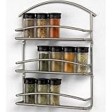 Euro Wall Mounted Spice Rack in Satin Nickel Reviews Euro Wall Mounted Spice Rack in Satin Nickel Reviews