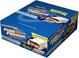 Worldwide Sport Nutrition Pure Protein High Protein Double Layer Bar, Blueberry Crumb Cake 2.75-Ounce Bars, 12-Count