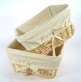 Square Wicker Nursery Toy OrganizersChoose Color: Natural