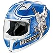 Icon Sha_Do Men's Domain 2 Street Racing Motorcycle Helmet - Blue