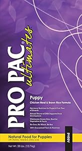 Midwestern Pet Foods PRO PAC Ultimates Puppy Chicken Meal and Brown Rice Formula Dry Dog Food, 28-Pound Bag Midwestern Pet Foods PRO PAC Ultimates Puppy Chicken Meal and Brown Rice Formula Dry Dog Food, 28-Pound Bag