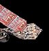 Silk Tie Bonampak in Black