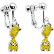 Handcrafted Baby Giraffe Clip On Earrings