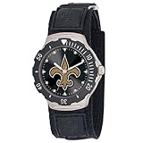 NFL Men's NFL-AGV-NO Agent Series New Orleans Saints Velcro Watch