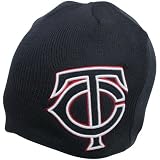 MLB '47 Brand Minnesota Twins Navy Mammoth Knit Beanie