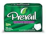 Prevail Adjustable Underwear, Large, 16-Count Bags (Pack of 4)