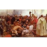 Ilya Jefimowitsch Repin (Saporoschzen the Turkish Sultan to write a letter) Art Poster Print