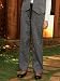 Drawstring Pants - Black Stripe Drawstring Pants