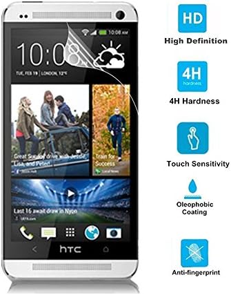 iAugo High Definition (HD) Screen Protector for HTC One M7 802W [3-pack] Xtreme Scratch Defender Ultra Clear High-Response
