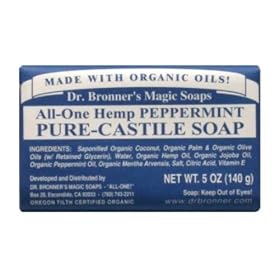 Dr. Bronner's Organic Pure Castile Peppermint Soap, 5 Ounces