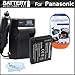 Battery And Charger Kit For Panasonic Lumix DMC-LX7, DMC-LX7K, DMC-LX7W, DMC-LX5 Digital Camera Includes Extended Replacement (1700Mah) DMW-BCJ13 Battery (WITH INFO CHIP!) + Ac/Dc Rapid Travel Charger + MicroFiber Cloth + More. Battery Shows Time On LCD!
