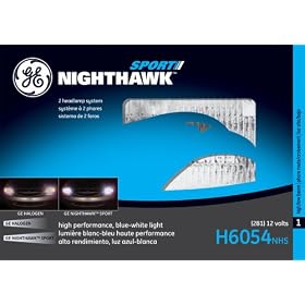 GE Nighthawk SPORT H6054NHS Automotive Replacement Bulb, Pack of 1