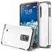 Galaxy Note Edge Case, RANZ Grey with White Hard Impact Dual Layer Shockproof Bumper Case For Samsung Galaxy Note Edge