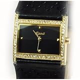 Ladies Spirit Stone Set Black Strap ASPL27