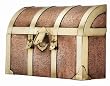 15" Handcrafted Copper and Brass Etched Steamer Trunk Mailbox
