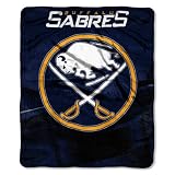NHL Buffalo Sabres 50-Inch-by-60-Inch Micro Raschel Throw X Swords Design
