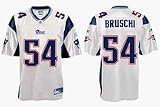 Cheap   Tedy Bruschi New England Patriots #54 Replica Reebok NFL Football Jersey (White)