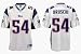 Reebok New England Patriots Tedy Bruschi Replica White Jersey