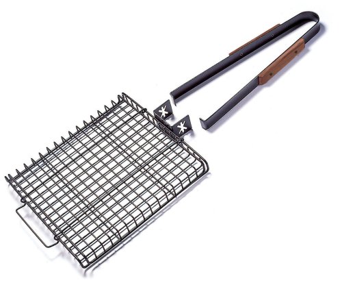 Charcoal Companion CC3035 Ultimate Rectangular-Shaped Nonstick Grilling Basket