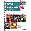 Sciences �conomiques et sociales 2e : fichier d'activit�s dirig�s, programme 2010 mis � jour en 2012