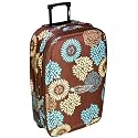 Frenzy Large 28 Inch Expandable Suitcase (Brown)