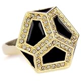 Rachel Leigh Kruger Jet Rock Adjustable Ring