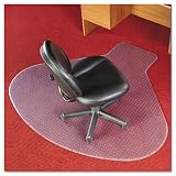 ES Robbins Anchormat Chair Mat for Plush Pile Carpets, 36w x 48l, Clear (124054)
