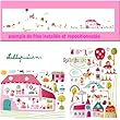 Lilliputiens - 86204 - Kit de Fourniture Scolaire - Liz Autocollants
