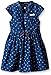 Calvin Klein Baby-Girls Denim Dress with Tulle and Georgette Skirt