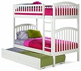 IMAGE OF Richmond Twin over Twin Bunk Bed White with Trundle