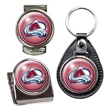 NHL Colorado Avalanche Three Piece Key Chain, Money Clip & Magnet Clip