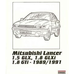 Mitsubishi Lancer Owners Repair Guide,  1.5 and 1.8 Litre, 1989 to 1991
