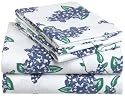 Pike Street 135-Gram Printed Flannel Sheet Set, Lilac