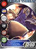 Bakugan Battle Brawlers Single LOOSE Command Card - Triple Threat