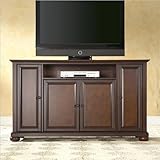 Crosley Furniture Alexandria 60" TV Stand in Vintage Mahogany Finish