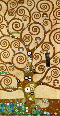 Tree of Life Styles Art Poster Print by Gustav Klimt, 18x34