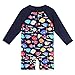 HUAANIUE Baby/Toddler Boy Swimsuit Rashguard Swimwear Long Sleeve One-Piece Blue 1-2 T