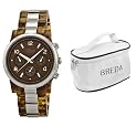 Women's Watch w/ Cosmetic Bag Set