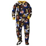 Carter's Boys Footed Fleece Dumptrucks Blanket Sleeper Pajamas (18 Months)